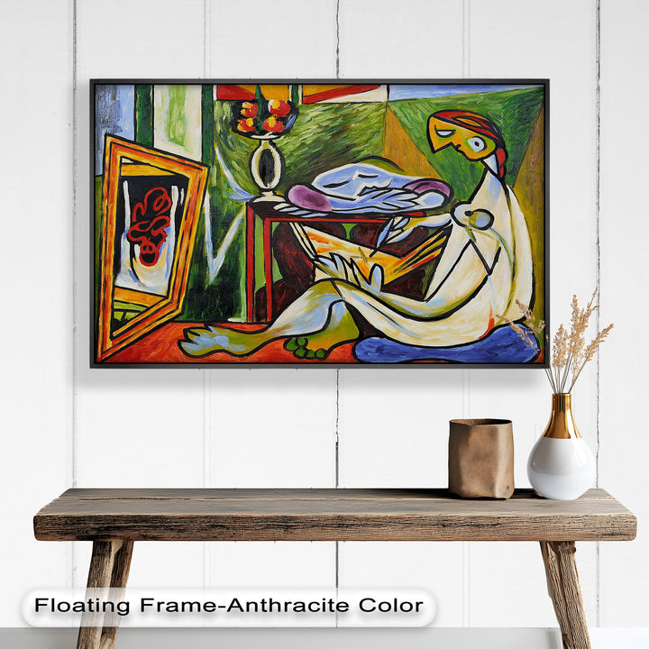 Artist and the Dream – Abstract Interior Scene Picasso Oil Painting