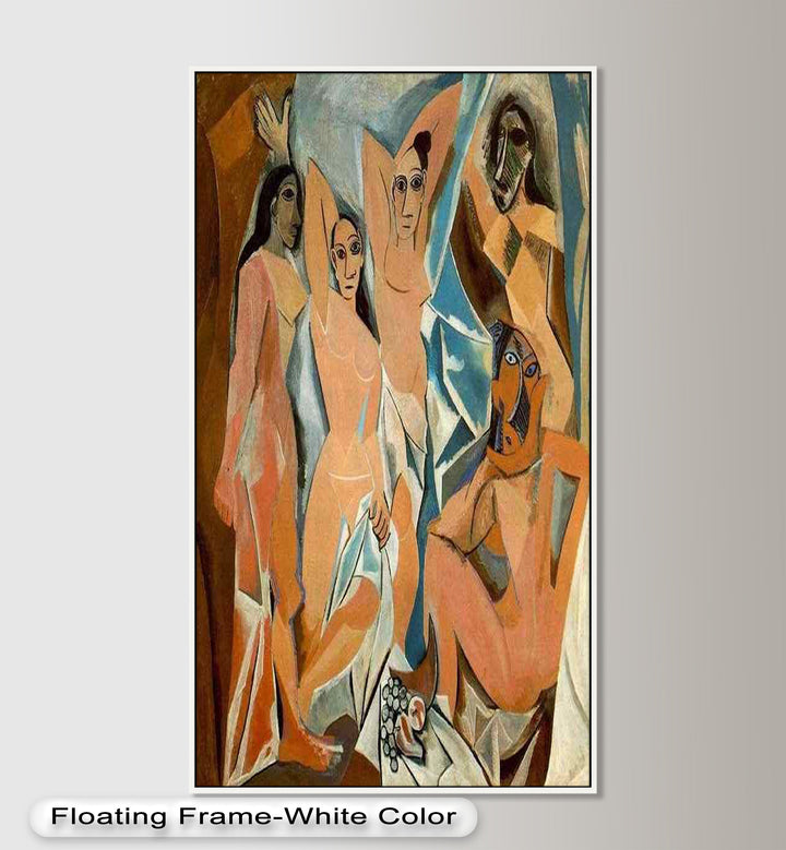 Les Demoiselles – Cubist Masterpiece Picasso Oil Painting
