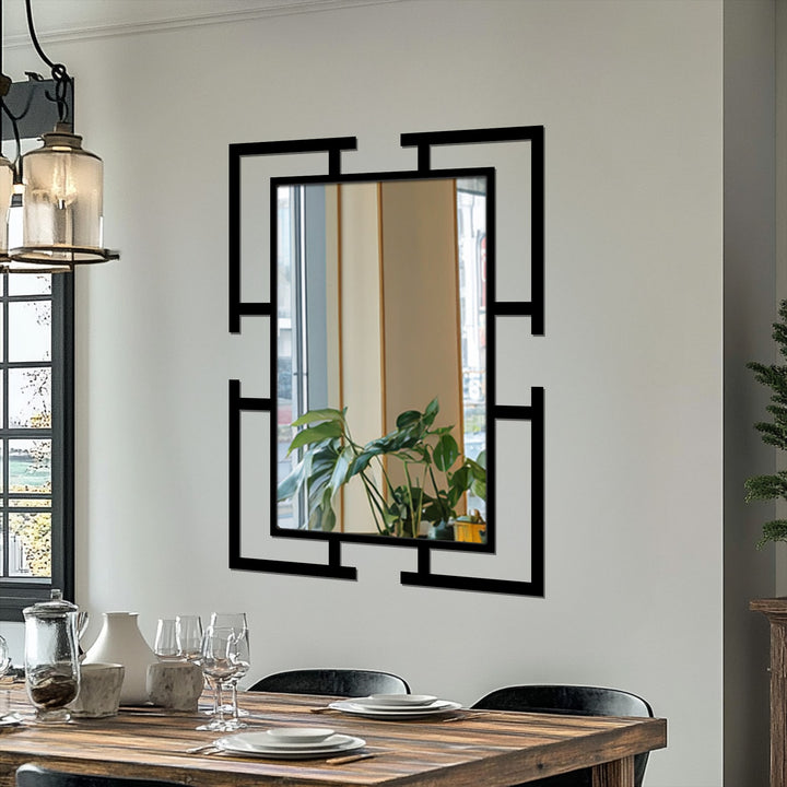 minimalist hallway wall mirror