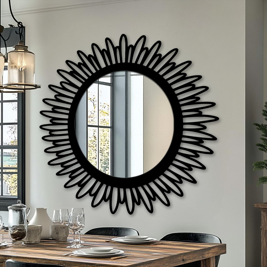 Contemporary hallway mirror wall decor