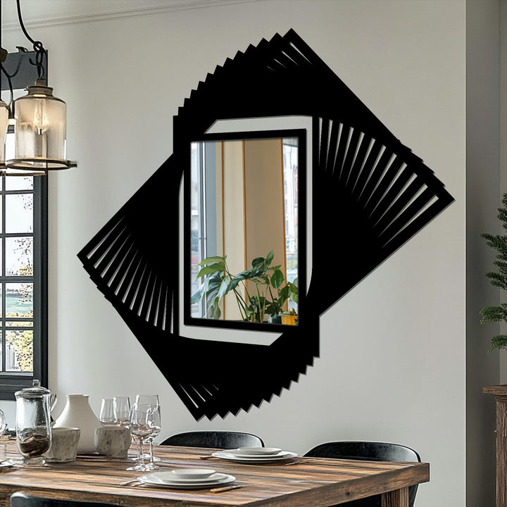 rotating frame floor mirror