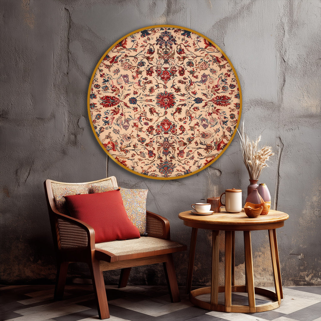 Oval der kosmischen Wellen Wandspiegel  – Moderner, geschichteter Metallspiegel