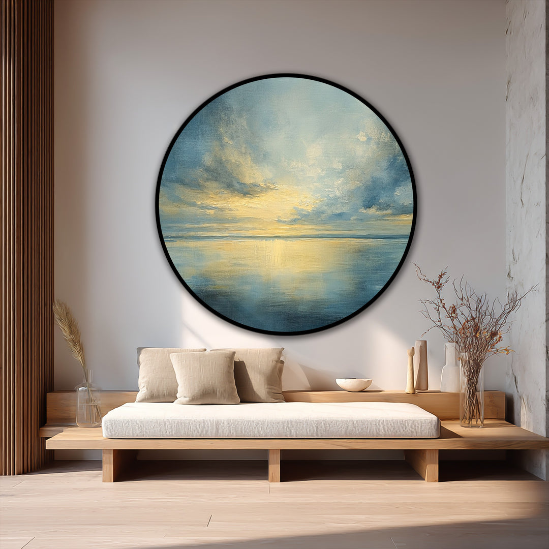 Quietud Dorada – Horizonte Tranquilo Ronda Cuadro al óleo