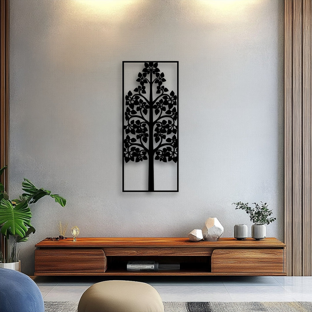 Tree of Life Frame – Elegant Botanical Metal Wall Art