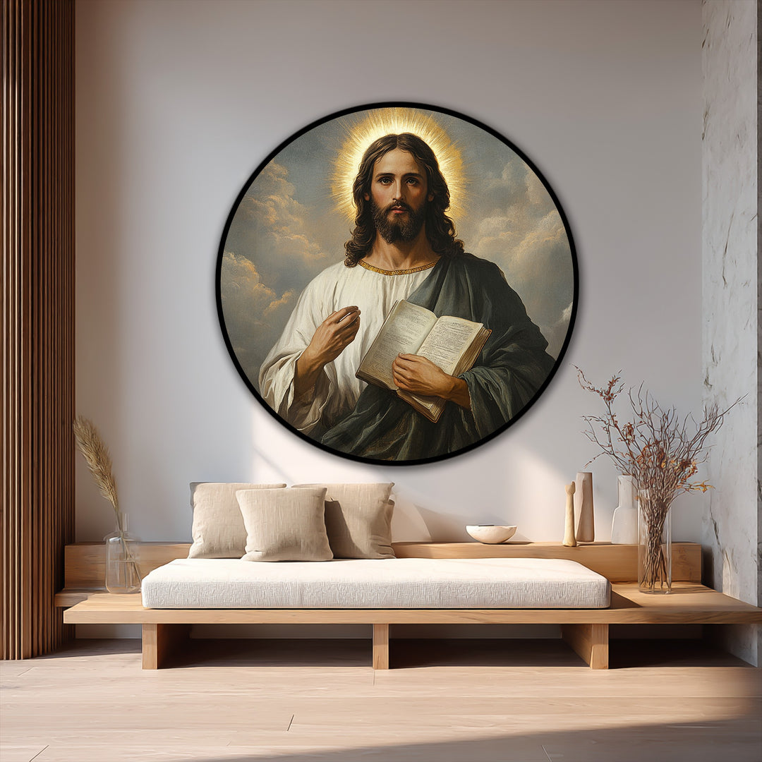 Luz Sagrada – Retrato de la Sabiduría Divina Cuadro al óleo