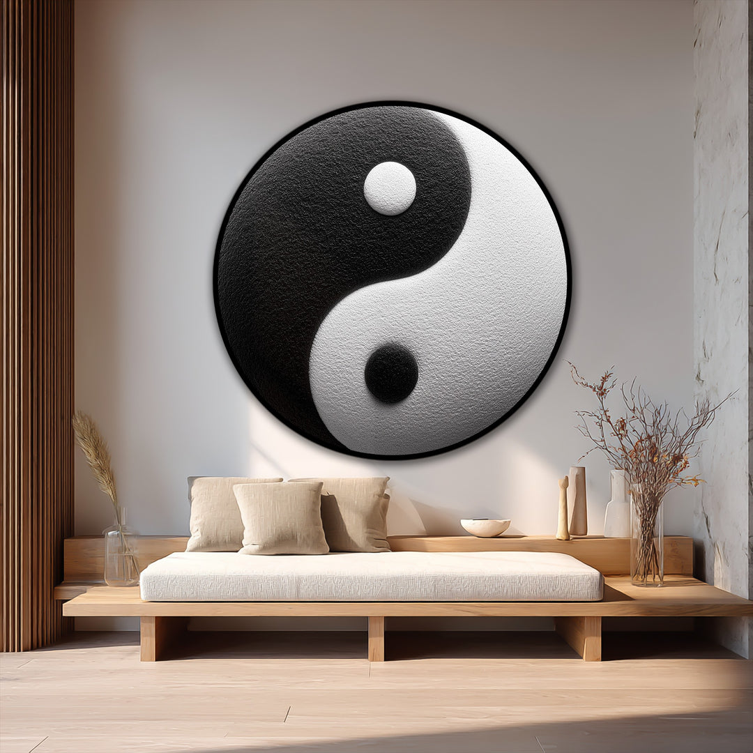 Equilibrio eterno – Ronda Yin Yang Cuadro al óleo