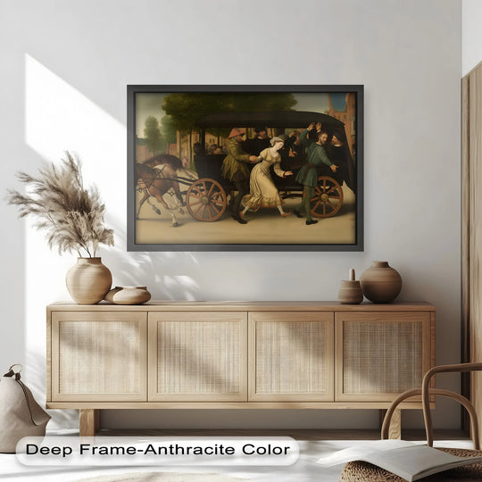 The Carriage Dispute – Historic Scene Oil Painting - MyPhotoStation