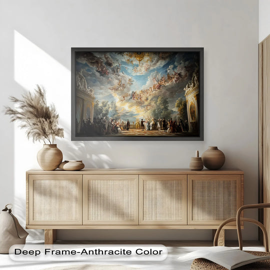 Baroque Heaven – Grand Ballroom Oil Painting - MyPhotoStation