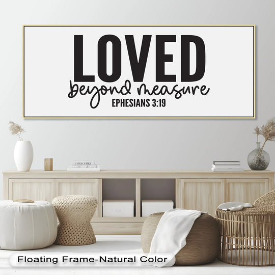 Uplifting Scripture-Inspired Oil Painting – “Loved Beyond Measure” (Ephesians 3:19)