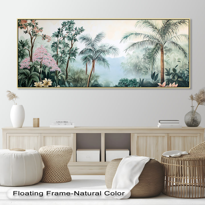 Jungle View – Tropical Floral Oil Painting