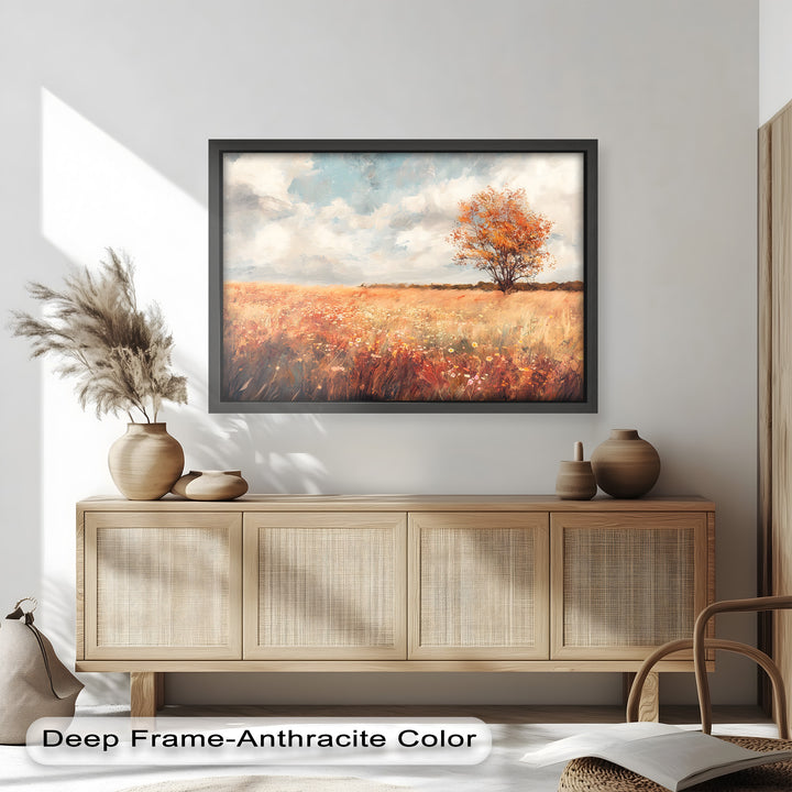 Vintage Autumn Fall – Landscape Oil Painting