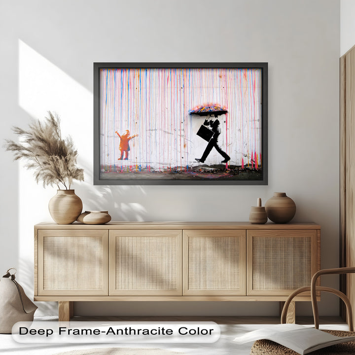 Colorfall Dissonance – Banksy Oil Painting