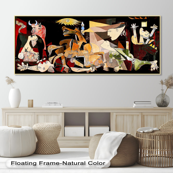 Fragmented Reflection – Abstract Portrait Picasso Oil Painting