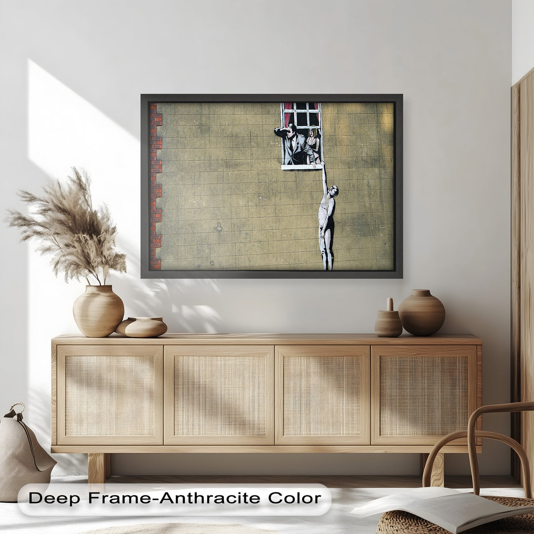 Love in Suspense – Banksy Oil Painting