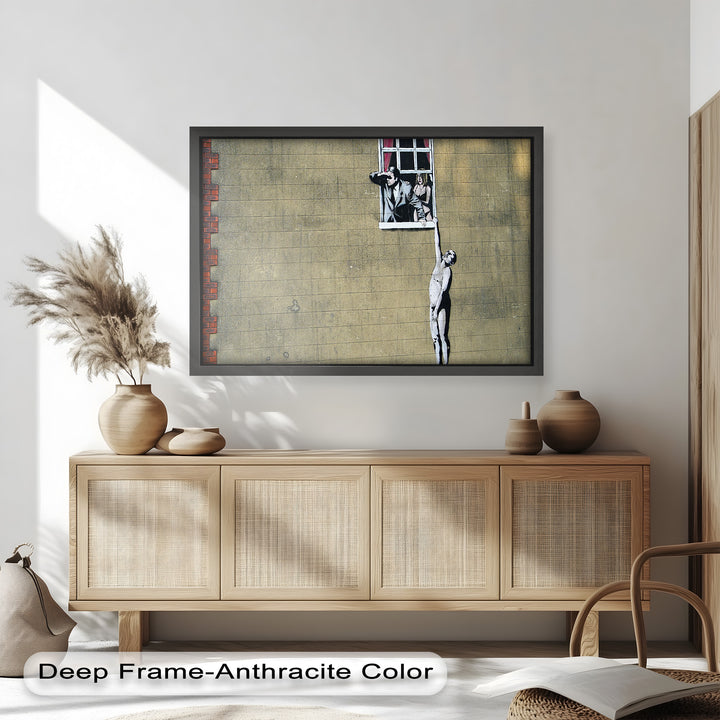 Love in Suspense – Banksy Oil Painting