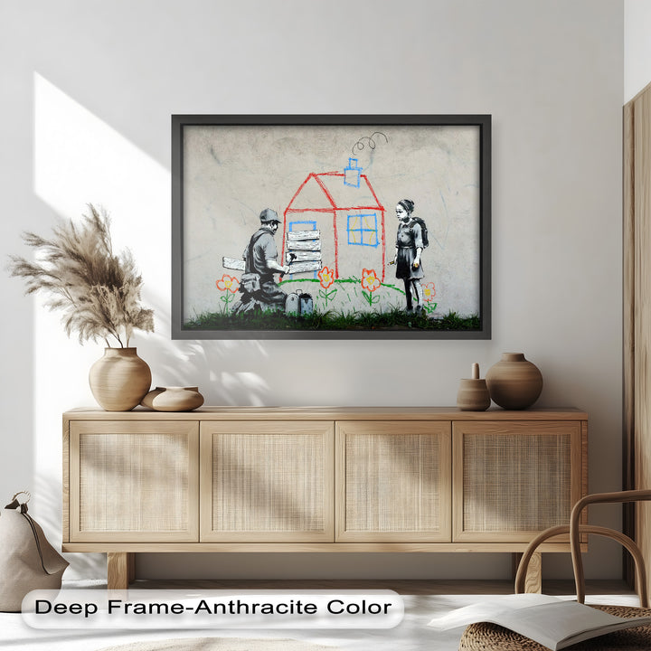 Boarded Dreams – Banksy Oil Painting