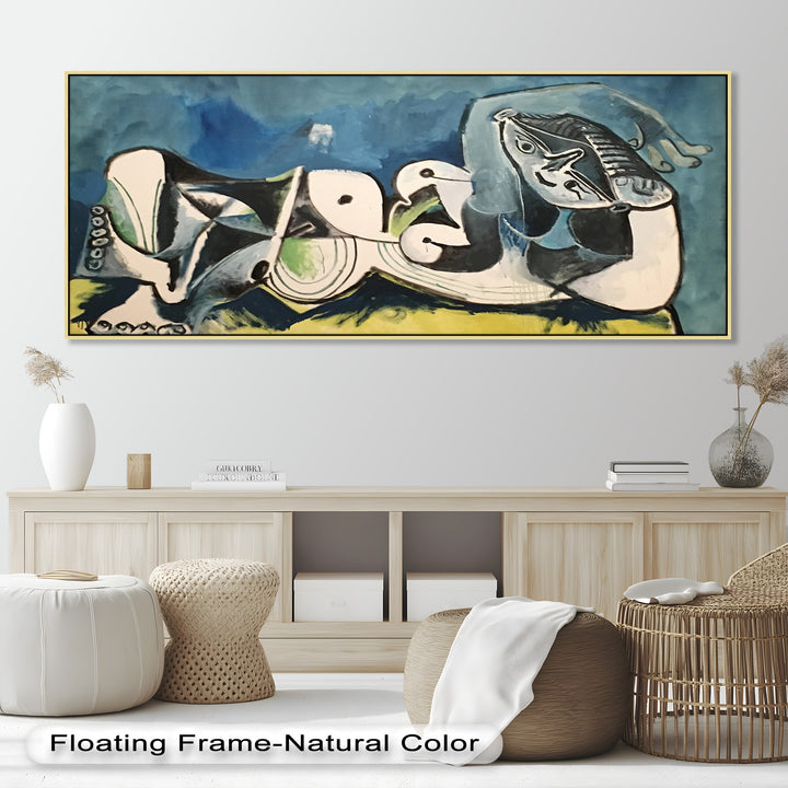 Resting in Abstraction – Reclining Figure Picasso Oil Painting