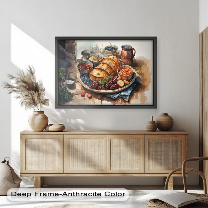 Frisch gebackenes Gebäck und Obststillleben - Food Painting