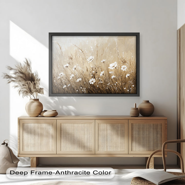 Whispers of Wheat – Floral Oil Painting