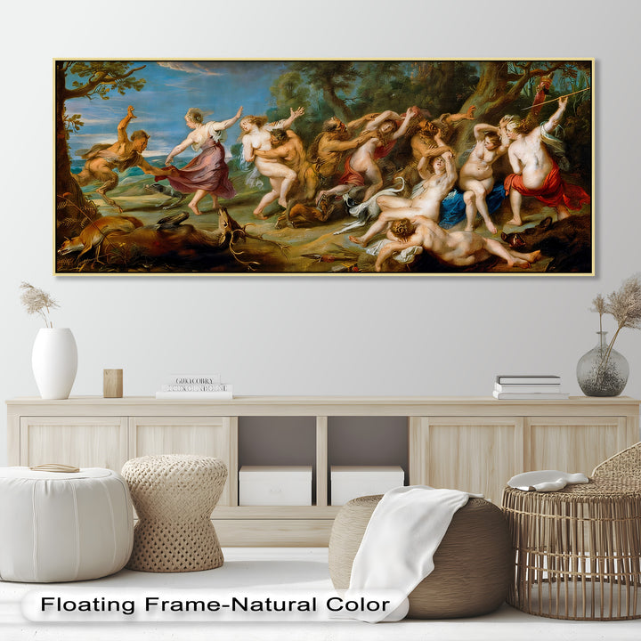 The Ravishing of the Maenads – Mythological Oil Painting