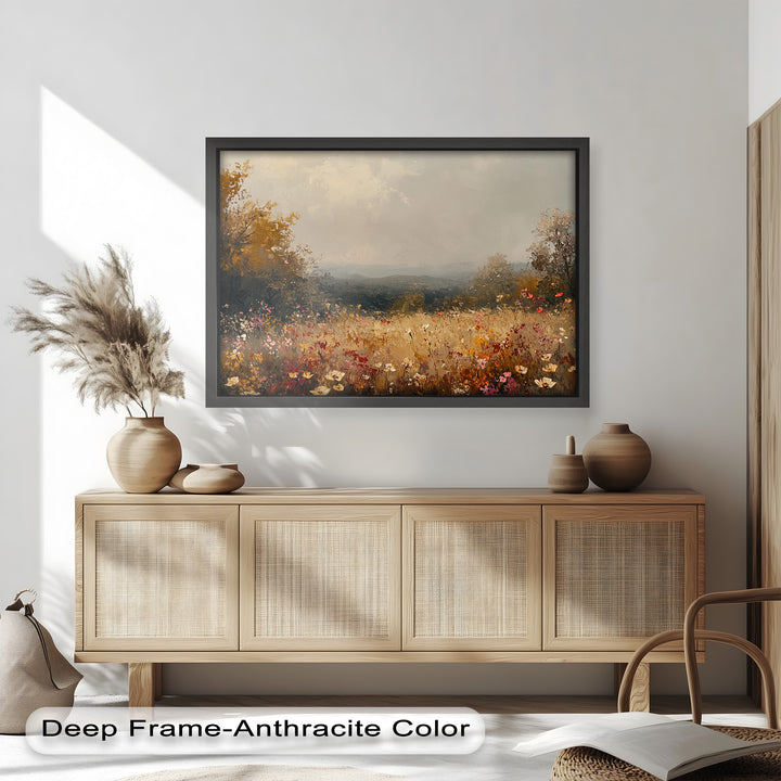 Classic Wildflower Art – Timeless Floral Oil Painting