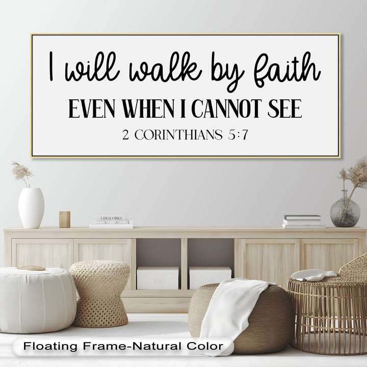 I Will Walk by Faith – Christian Oil Painting