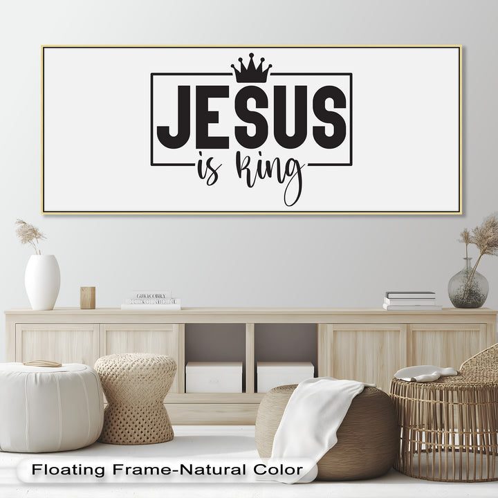 Jesus Is King – Christian Oil Painting