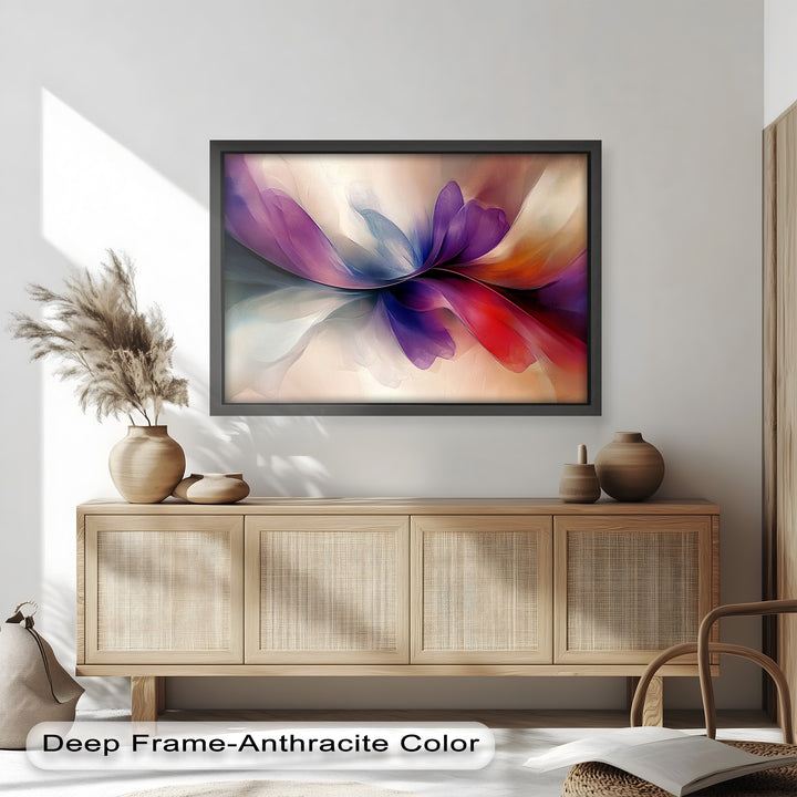 Abstract Floral Flow – Colorful Modern Oil Painting