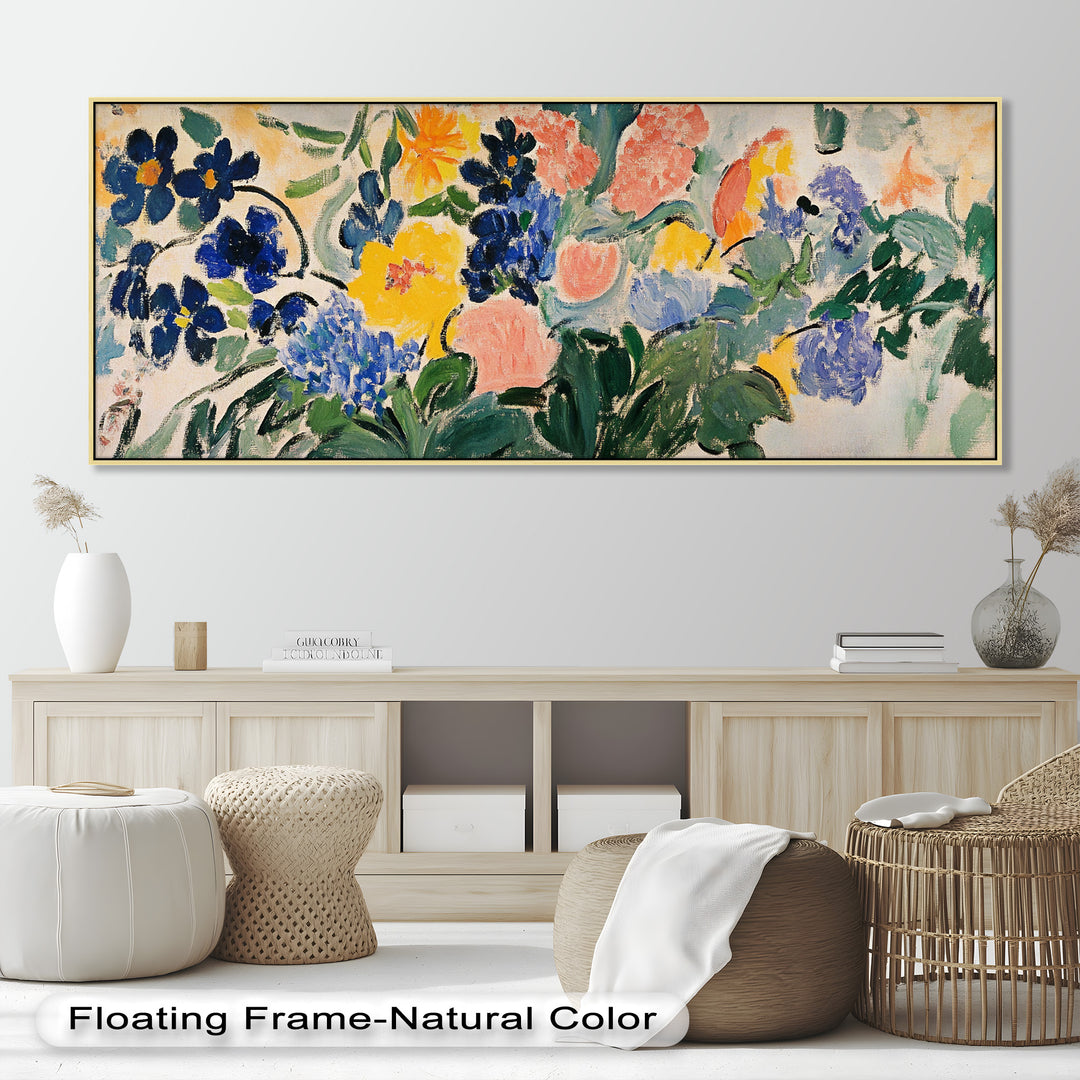 Fauvist Floral Explosion – Colorful Expressionist Oil Painting