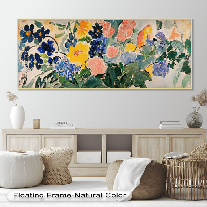 Fauvist Floral Explosion – Colorful Expressionist Oil Painting