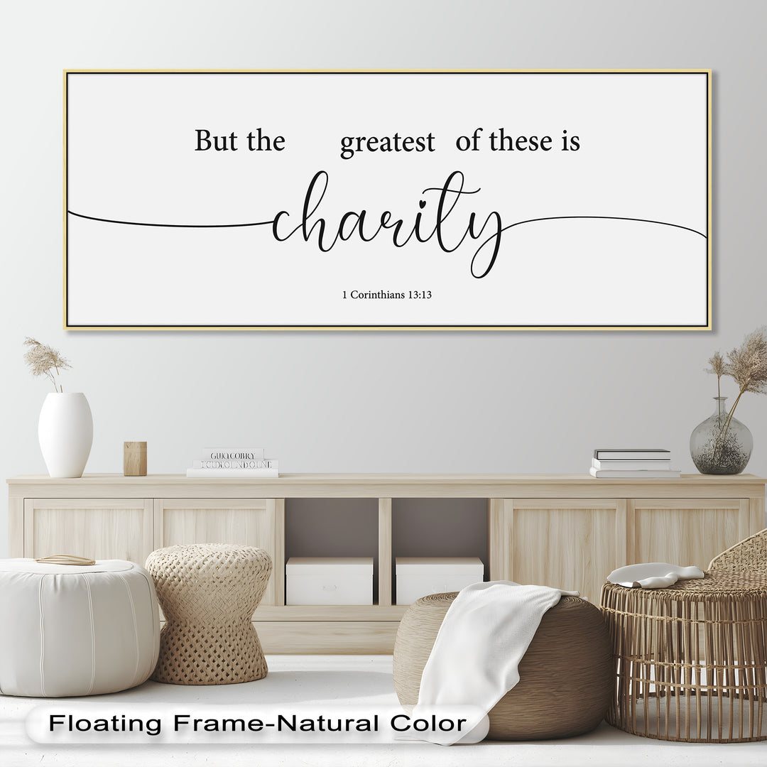 But the Greatest of These is Charity - Christian Oil Painting
