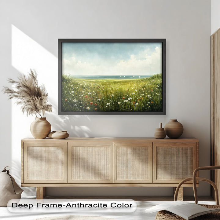 Moody Country Landscape – Serene Oil Painting