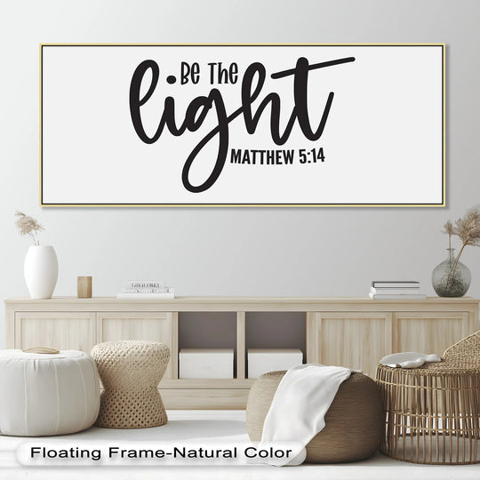 Elegant Religious Typography Painting – Inspirational Bible Quote Decor