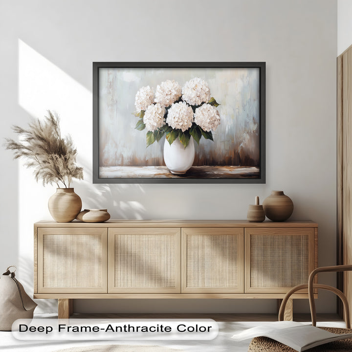 Ivory Bloom Elegance – Still Life Oil Paintings