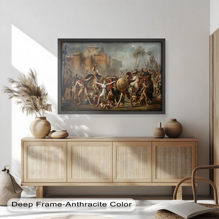 The Sabine Women Intervene – Classicism Oil Painting