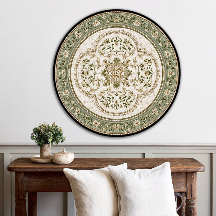vintage green wall decor