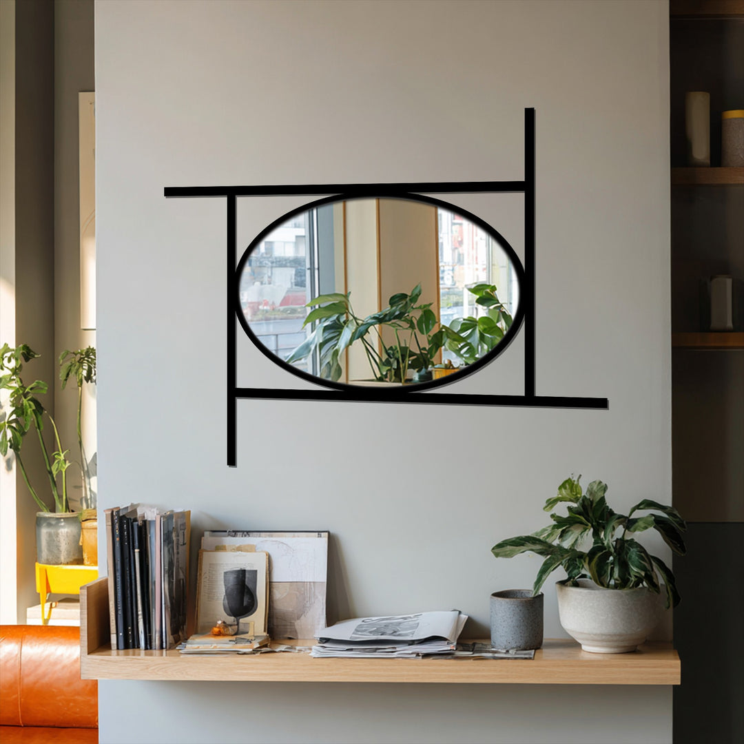 Contemporary offset frame wall décor