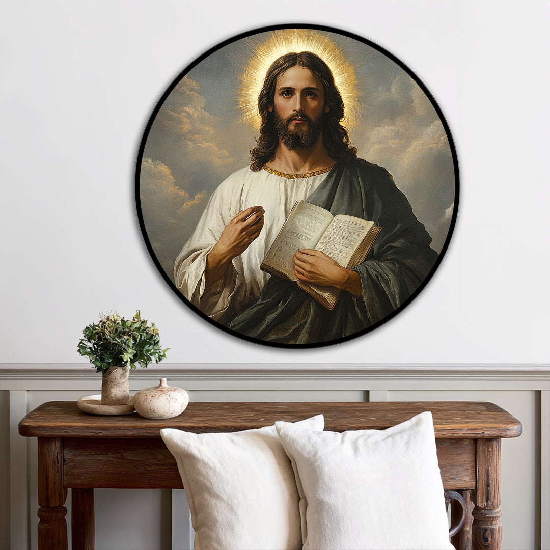 Luz Sagrada – Retrato de la Sabiduría Divina Cuadro al óleo
