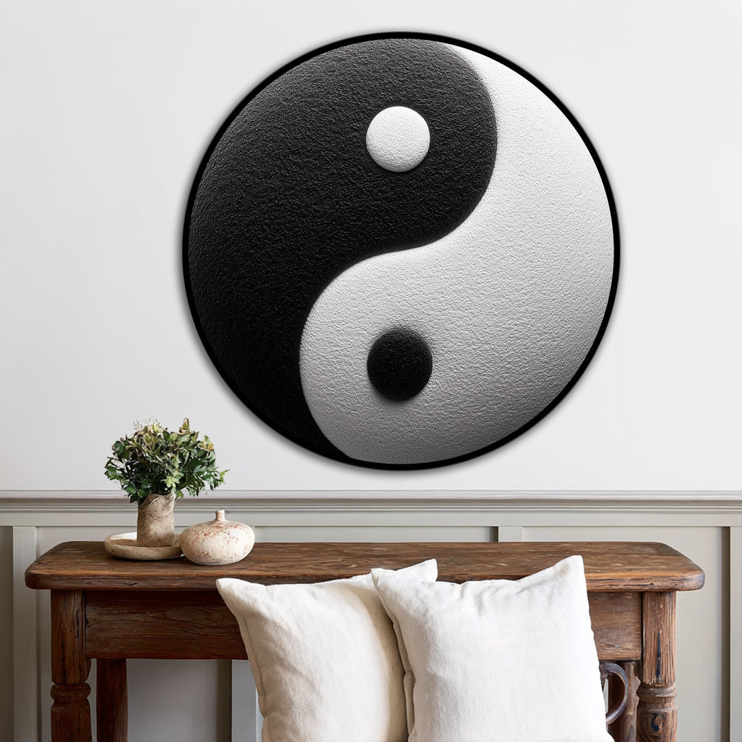 Equilibrio eterno – Ronda Yin Yang Cuadro al óleo