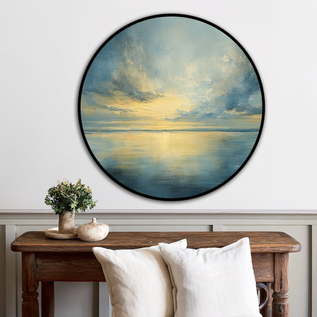 Quietud Dorada – Horizonte Tranquilo Ronda Cuadro al óleo