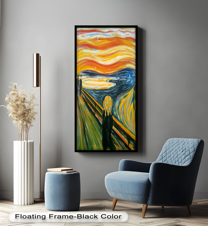 The Silent Cry – Expressionist Bridge Scene Picasso Oil Painting
