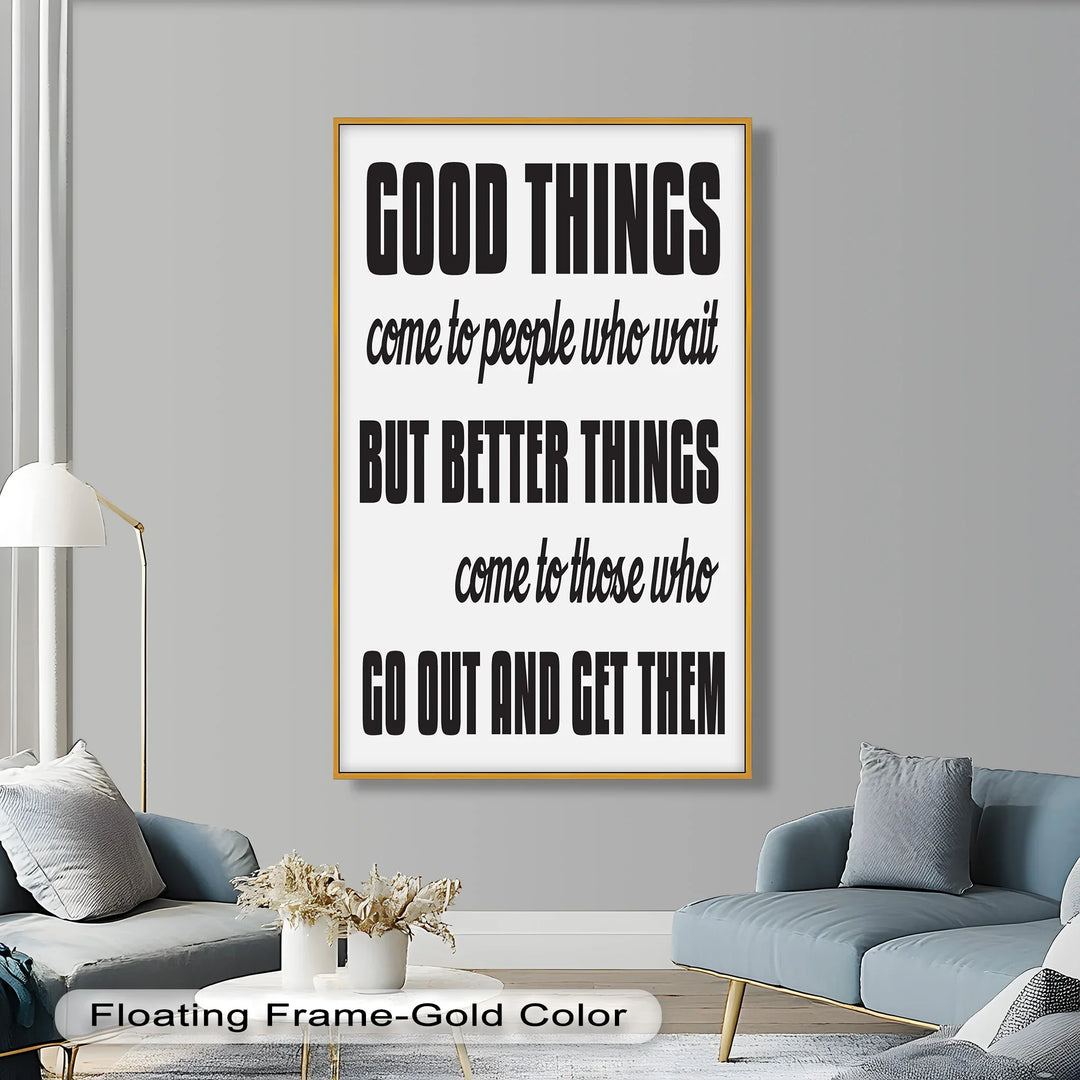 Success-Driven Oil Painting – Wall Decor for Ambition and Action
