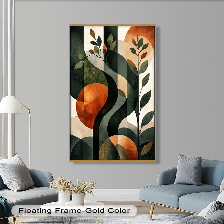Twilight Grove – Abstract Botanical Oil Painting