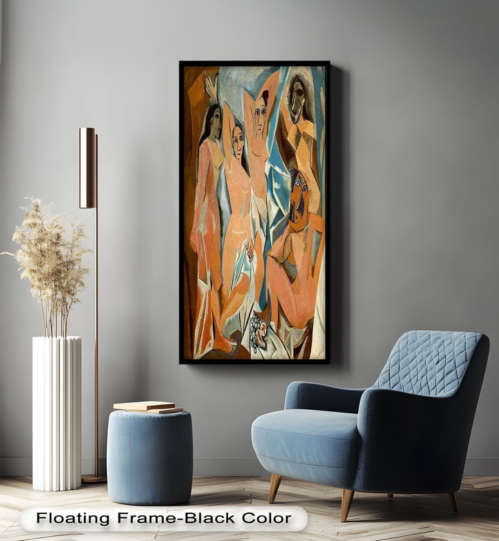 Les Demoiselles – Cubist Masterpiece Picasso Oil Painting
