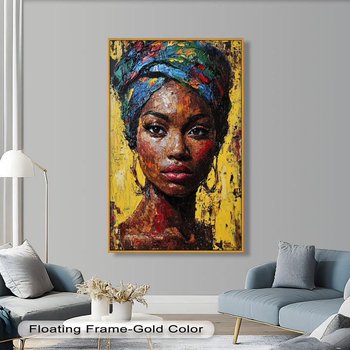 Radiant Soul – Bold Portrait Oil Painting in Fauvist Style