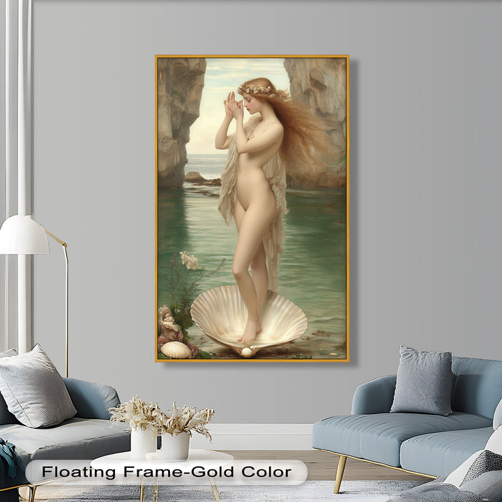 Birth of Grace – Renaissance-Inspired Venus Oil Painting