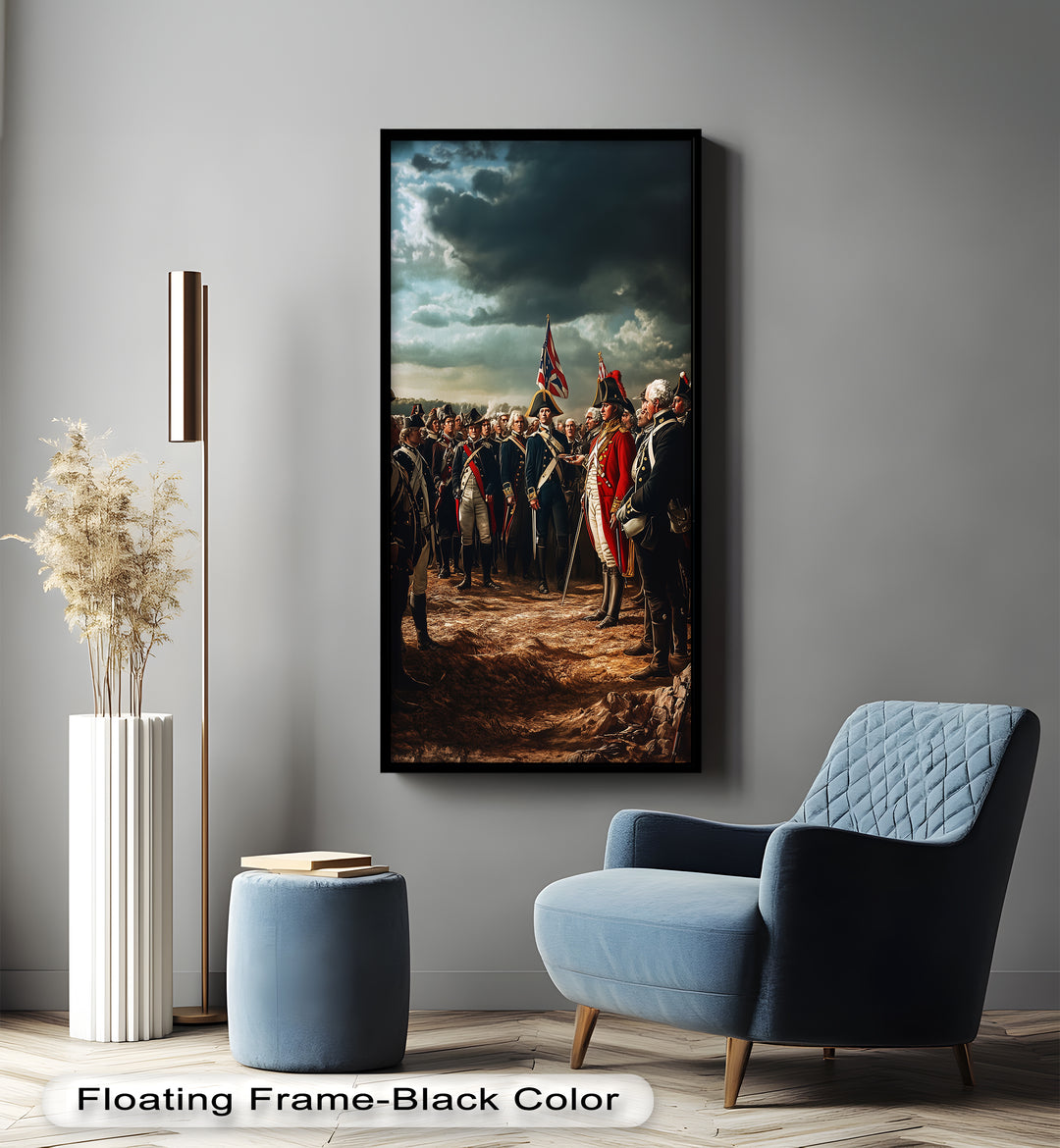 Surrender of Power – Revolutionary Oil Painting