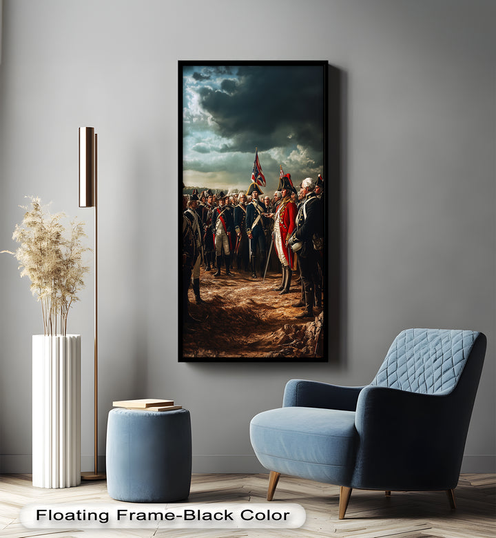 Surrender of Power – Revolutionary Oil Painting