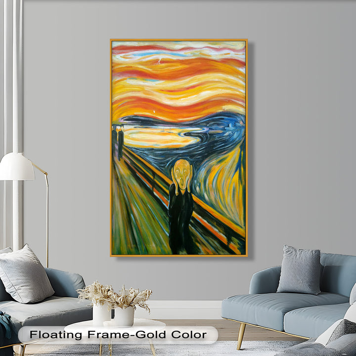 Echo of the Void – Expressionist Angst Picasso Oil Painting