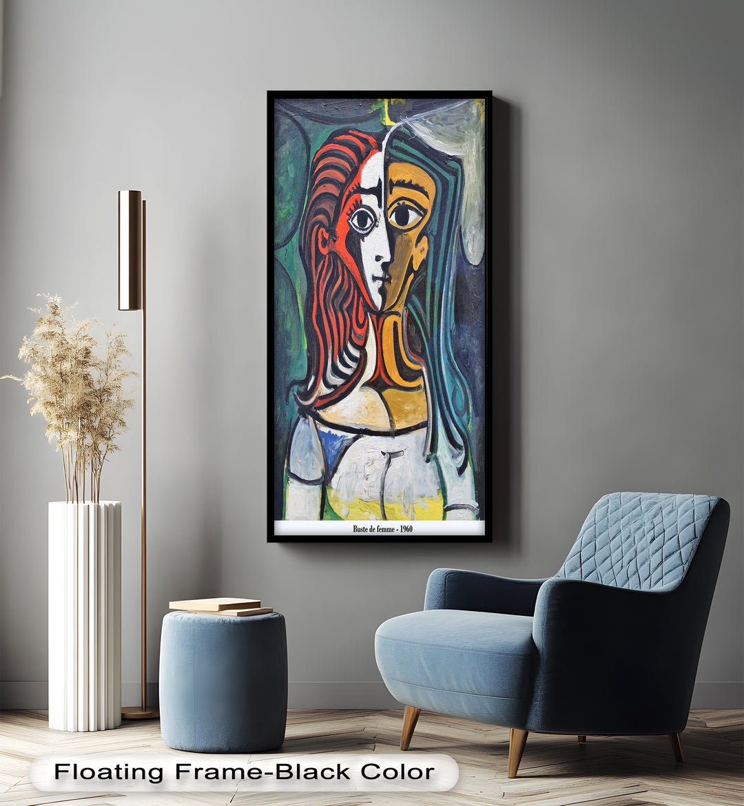 Dual Reflections – Picasso-Inspired Cubist Picasso Oil Painting